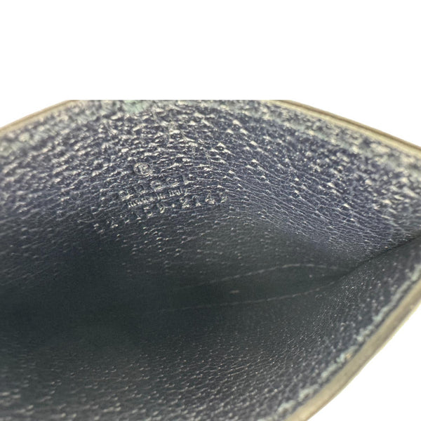 GUCCI Ophidia GG Canvas Card Case Navy Blue 523159