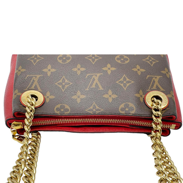 LOUIS VUITTON Surene BB Monogram Canvas Shoulder Bag Cherry