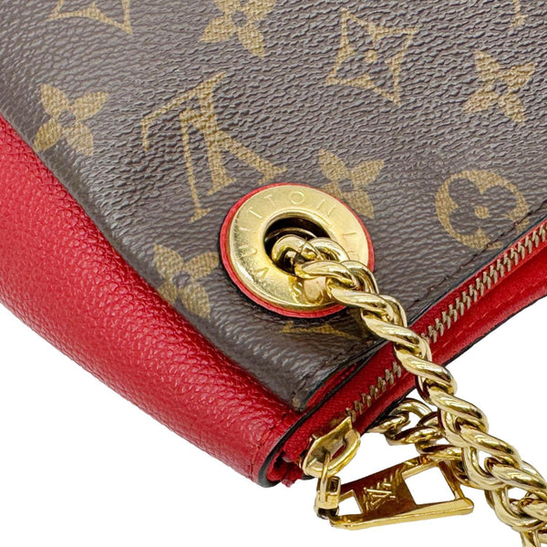 LOUIS VUITTON Surene BB Monogram Canvas Shoulder Bag Cherry