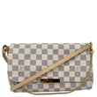 LOUIS VUITTON Favorite MM Damier Azur Crossbody Bag White