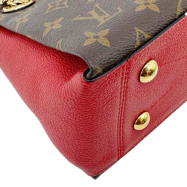 LOUIS VUITTON Surene BB Monogram Canvas Shoulder Bag Cherry