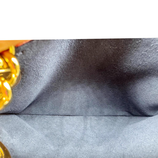 LOUIS VUITTON Surene BB Empreinte Leather Shoulder Bag Navy Blue