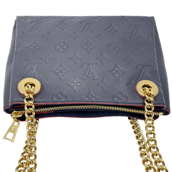 LOUIS VUITTON Surene BB Empreinte Leather Shoulder Bag Navy Blue