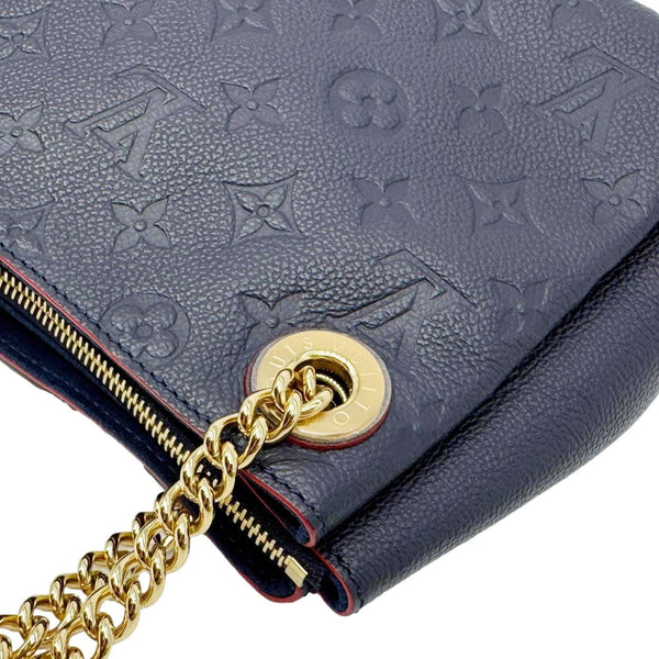 LOUIS VUITTON Surene BB Empreinte Leather Shoulder Bag Navy Blue