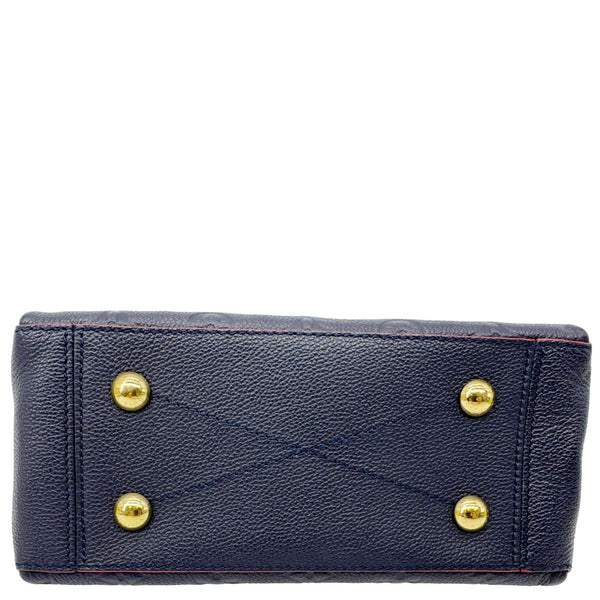 LOUIS VUITTON Surene BB Empreinte Leather Shoulder Bag Navy Blue