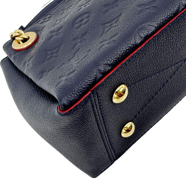 LOUIS VUITTON Surene BB Empreinte Leather Shoulder Bag Navy Blue