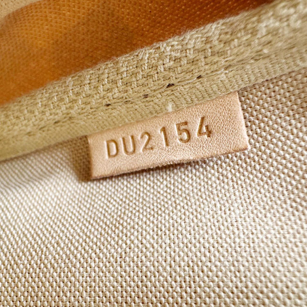 LOUIS VUITTON Favorite MM Damier Azur Crossbody Bag White