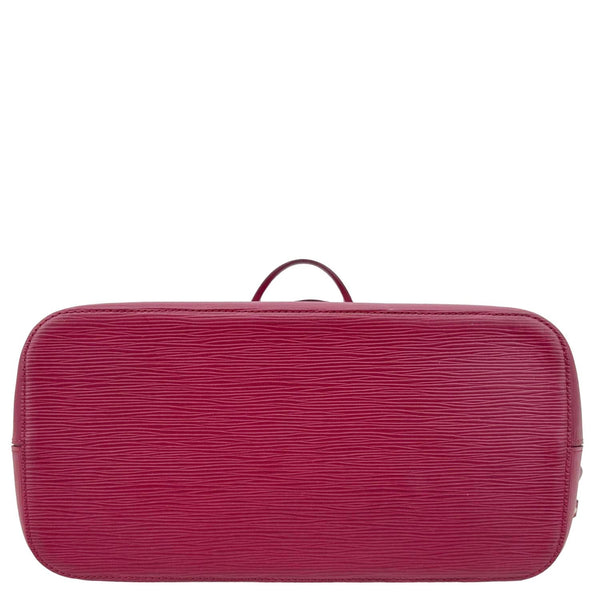 LOUIS VUITTON Neverfull MM Epi Leather Tote Bag Burgundy