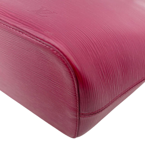 LOUIS VUITTON Neverfull MM Epi Leather Tote Bag Burgundy