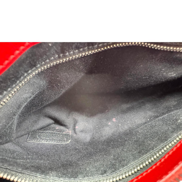 YVES SAINT LAURENT Loulou Medium Quilted Leather Crossbody Bag Red