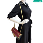 GUCCI GG Marmont Torchon Small Quilted Leather Shoulder Bag Black 443497