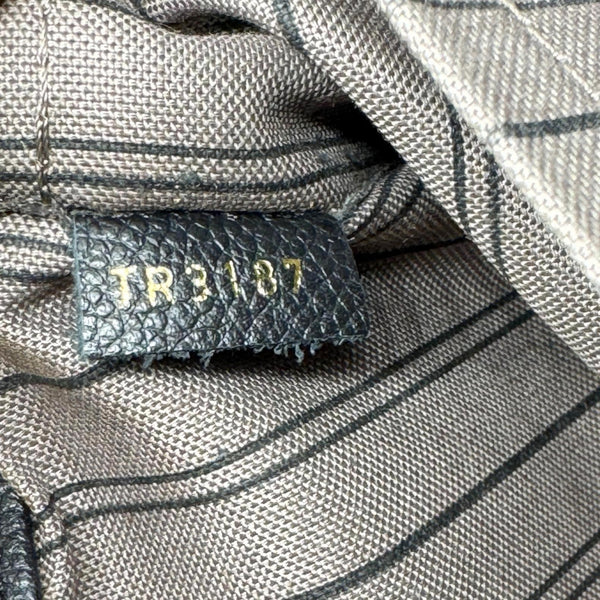 LOUIS VUITTON Montaigne BB Monogram Empreinte Leather Satchel Crossbody Bag Black