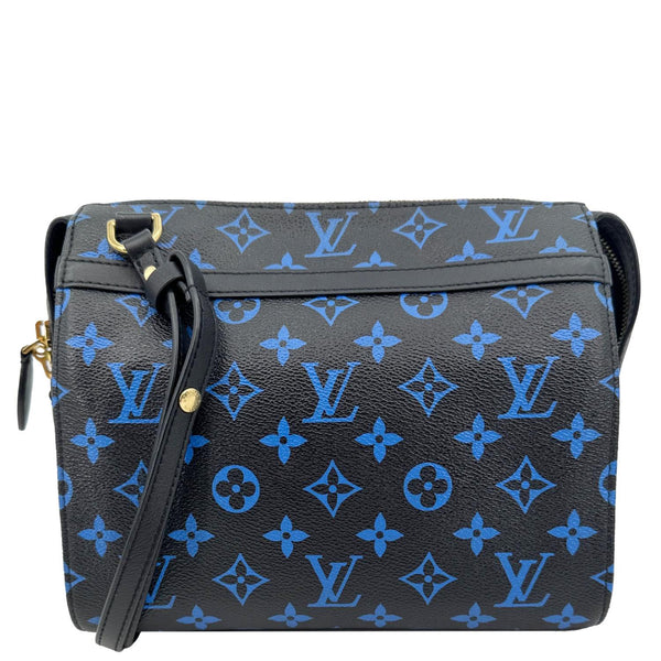 LOUIS VUITTON Speedy Amazon PM Monogram Canvas Shoulder Bag Blue Noir