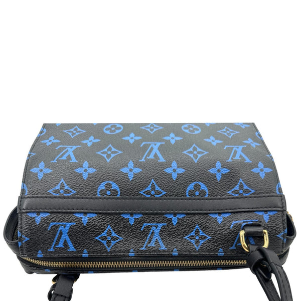 LOUIS VUITTON Speedy Amazon PM Monogram Canvas Shoulder Bag Blue Noir