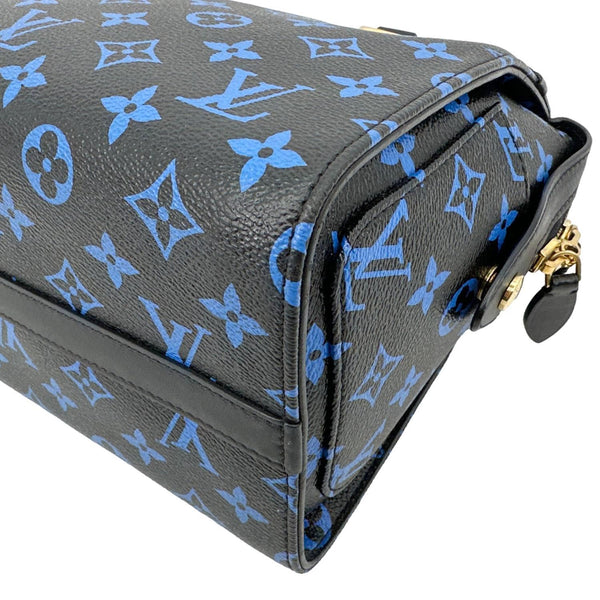 LOUIS VUITTON Speedy Amazon PM Monogram Canvas Shoulder Bag Blue Noir