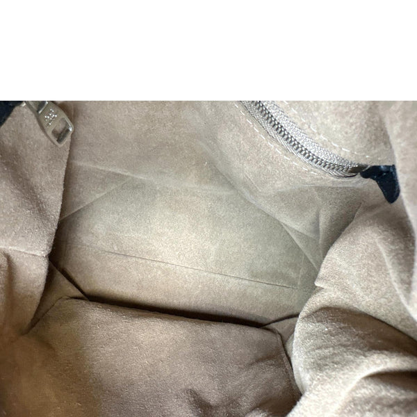 LOUIS VUITTON Babylone BB Monogram Mahina Leather Shoulder Bag Black