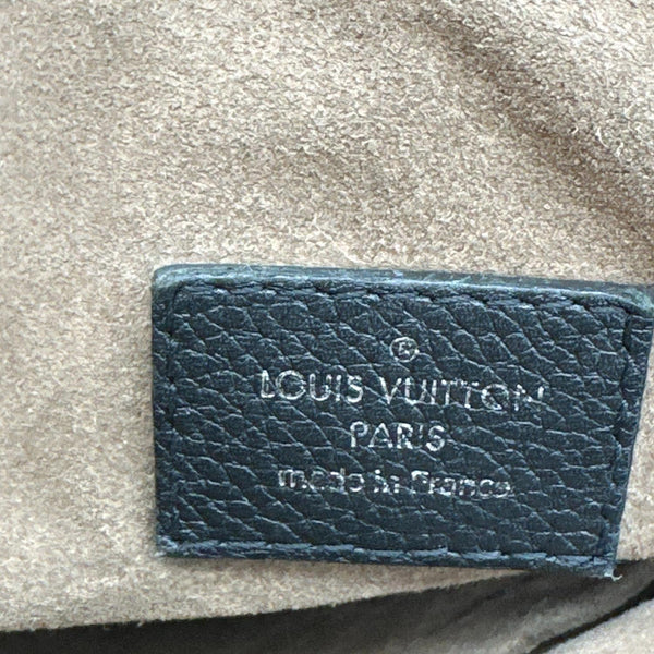 LOUIS VUITTON Babylone BB Monogram Mahina Leather Shoulder Bag Black
