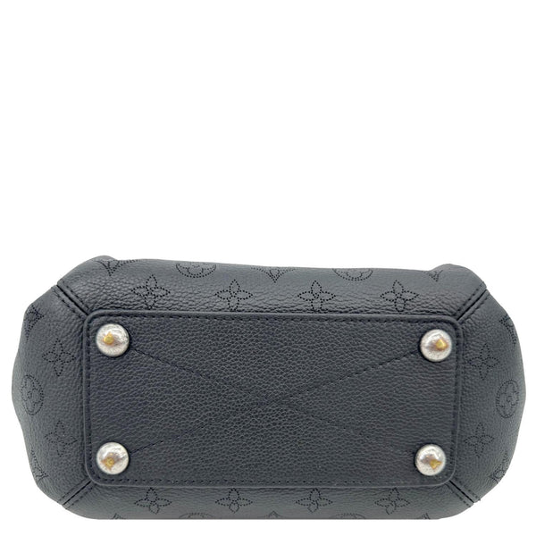 LOUIS VUITTON Babylone BB Monogram Mahina Leather Shoulder Bag Black