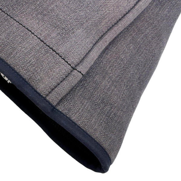 CHANEL Deauville Denim Tote Navy Blue