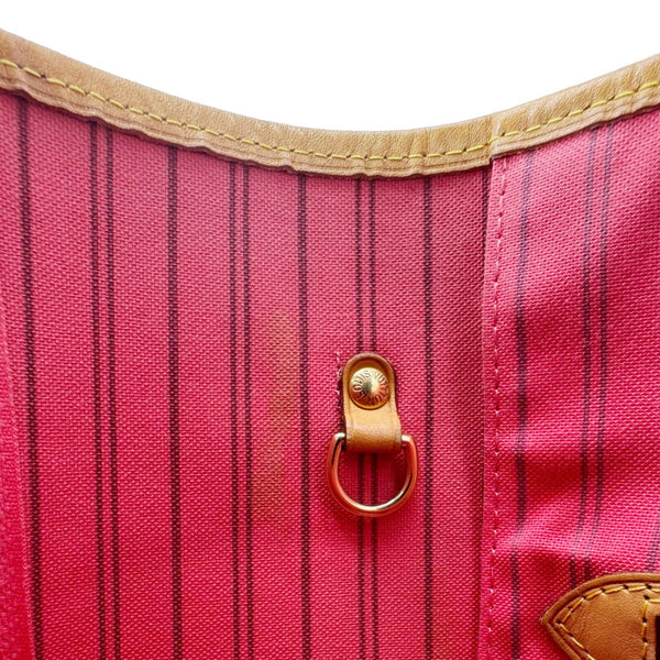 LOUIS VUITTON Neverfull MM Grenade Ramages Monogram Canvas Tote Bag Brown