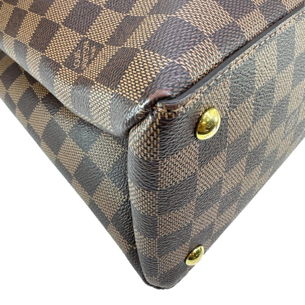 LOUIS VUITTON LV Riverside Damier Ebene Satchel Bag Brown