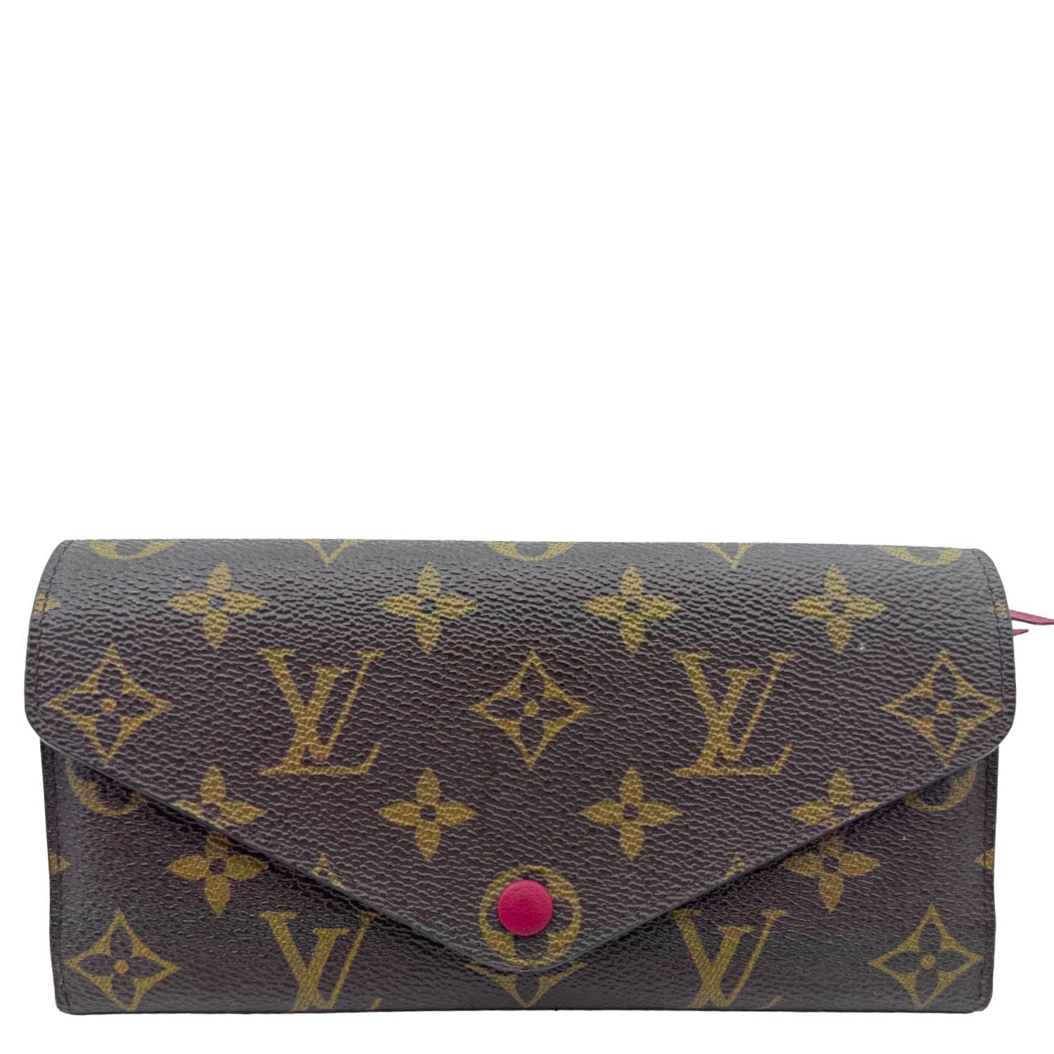 LOUIS VUITTON Josephine Monogram Canvas Wallet Brown