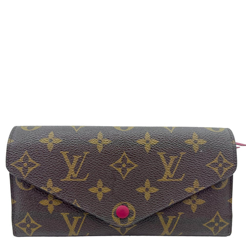 LOUIS VUITTON Josephine Monogram Canvas Wallet Brown
