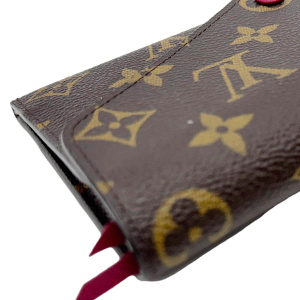 LOUIS VUITTON Josephine Monogram Canvas Wallet Brown