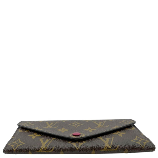 LOUIS VUITTON Josephine Monogram Canvas Wallet Brown