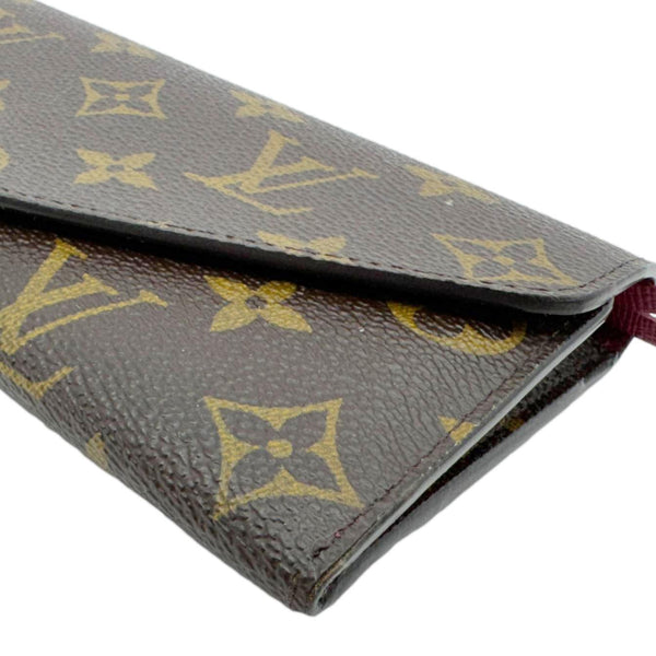 LOUIS VUITTON Josephine Monogram Canvas Wallet Brown