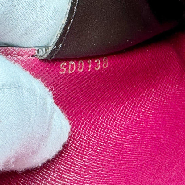 LOUIS VUITTON Josephine Monogram Canvas Wallet Brown