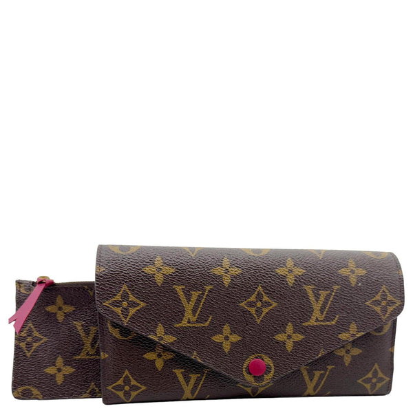 LOUIS VUITTON Josephine Monogram Canvas Wallet Brown
