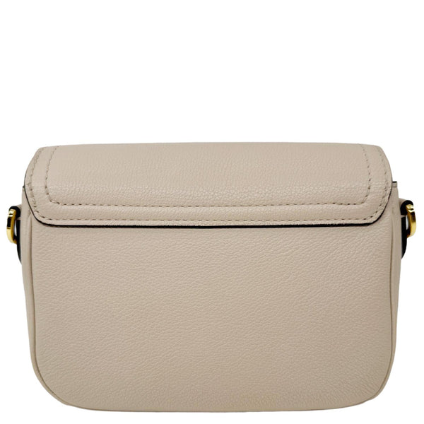 LOUIS VUITTON Lockme Tender Grained Calfskin Leather Shoulder Bag Greige