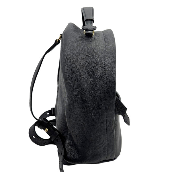 LOUIS VUITTON Sorbonne Monogram Empreinte Leather Backpack Black