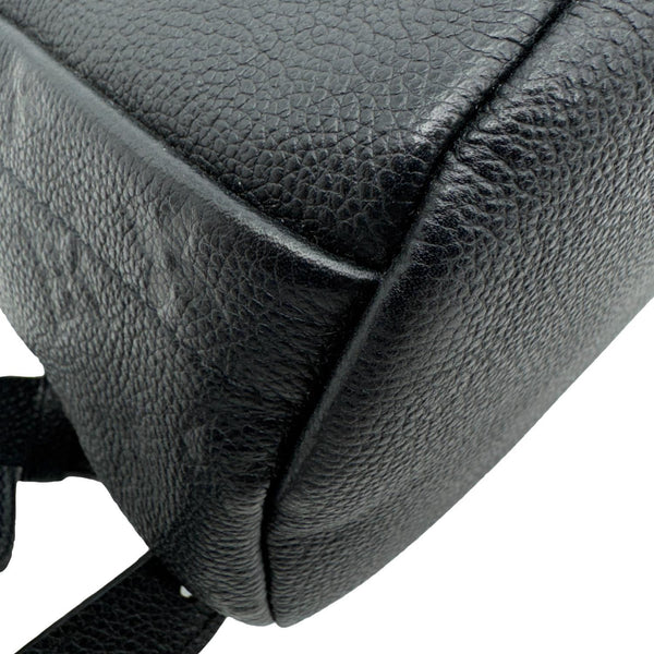 LOUIS VUITTON Sorbonne Monogram Empreinte Leather Backpack Black