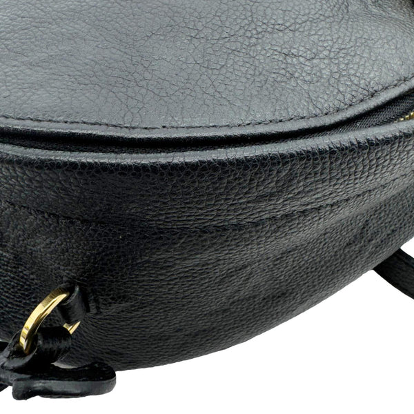 LOUIS VUITTON Sorbonne Monogram Empreinte Leather Backpack Black
