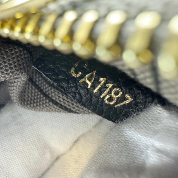 LOUIS VUITTON Sorbonne Monogram Empreinte Leather Backpack Black