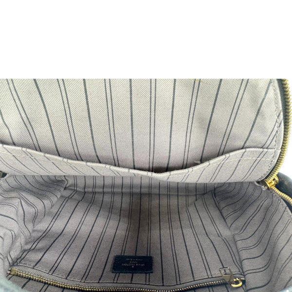 LOUIS VUITTON Sorbonne Monogram Empreinte Leather Backpack Black