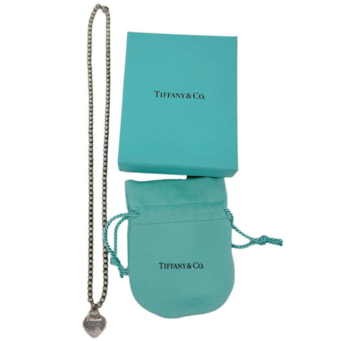 TIFFANY & CO Return To Tiffany Heart Tag Pendant Silver