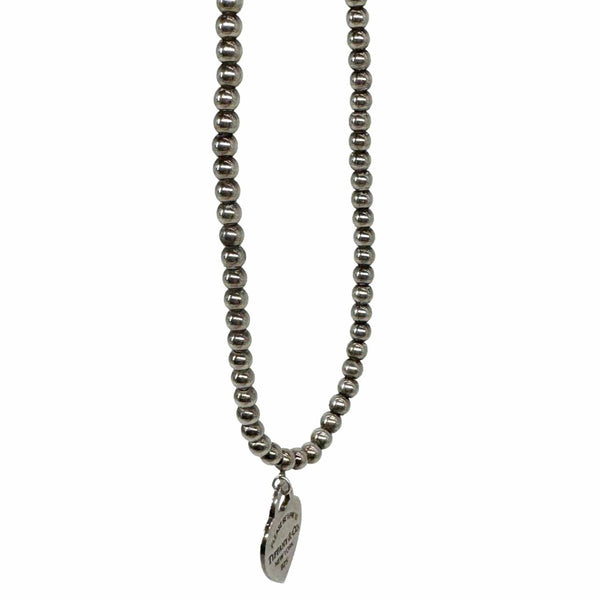 TIFFANY & CO Return To Tiffany Heart Tag Pendant Silver