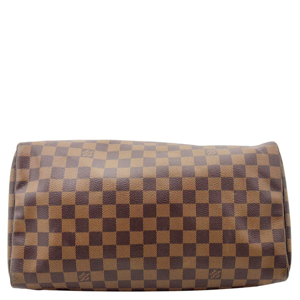 LOUIS VUITTON Speedy 30 Damier Ebene Satchel Bag Brown