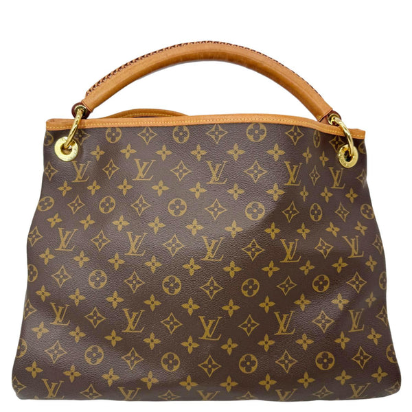 LOUIS VUITTON Artsy MM NM Monogram Canvas Shoulder Bag Brown