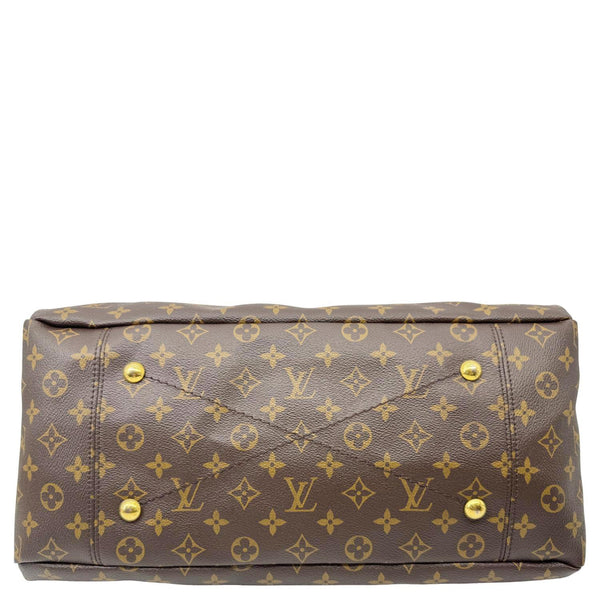 LOUIS VUITTON Artsy MM NM Monogram Canvas Shoulder Bag Brown