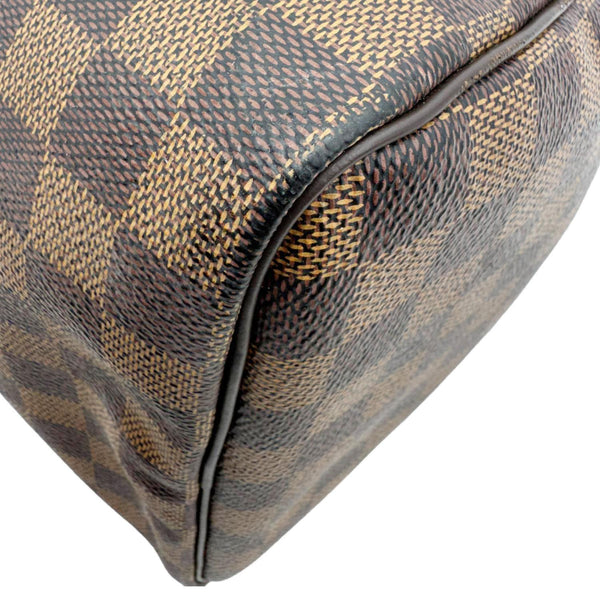 LOUIS VUITTON Speedy 30 Damier Ebene Satchel Bag Brown