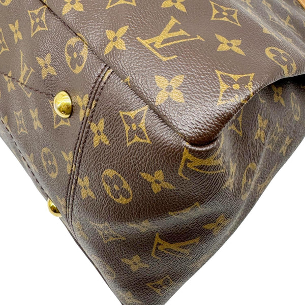 LOUIS VUITTON Artsy MM NM Monogram Canvas Shoulder Bag Brown