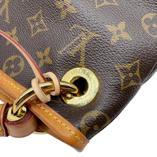 LOUIS VUITTON Artsy MM NM Monogram Canvas Shoulder Bag Brown