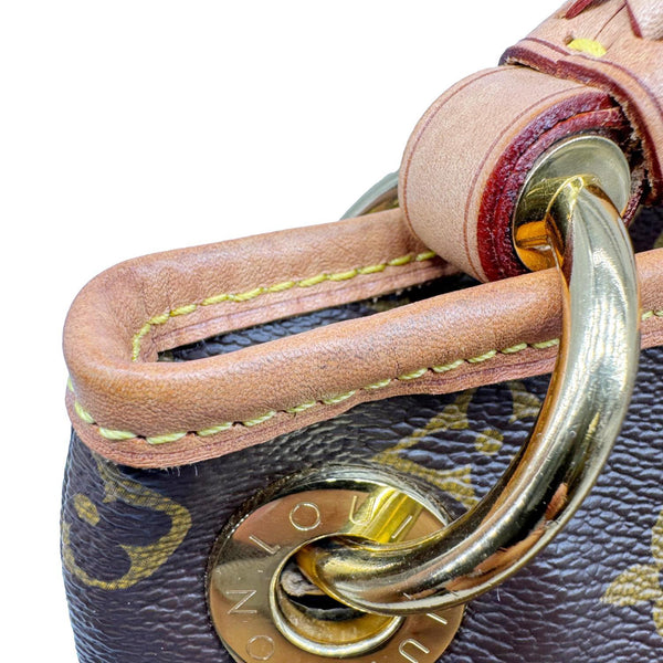 LOUIS VUITTON Artsy MM NM Monogram Canvas Shoulder Bag Brown