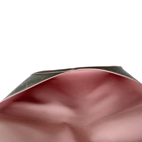 LOUIS VUITTON Kirigami Pochette Large Monogram Canvas Clutch Brown