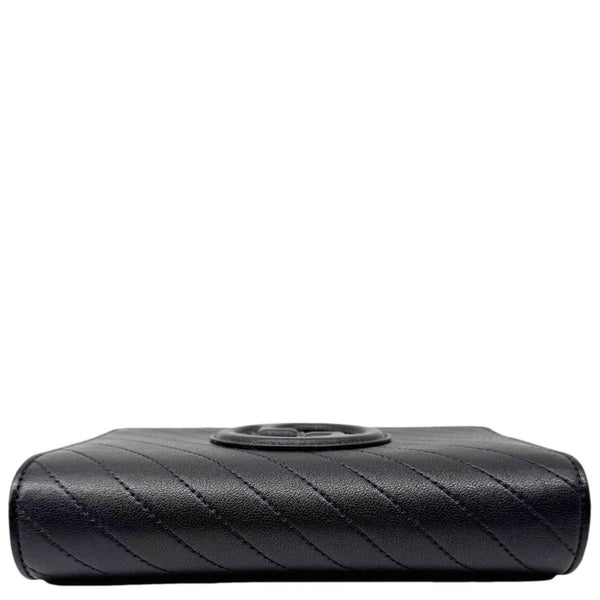 GUCCI Blondie WOC Leather Crossbody Bag Black 772213