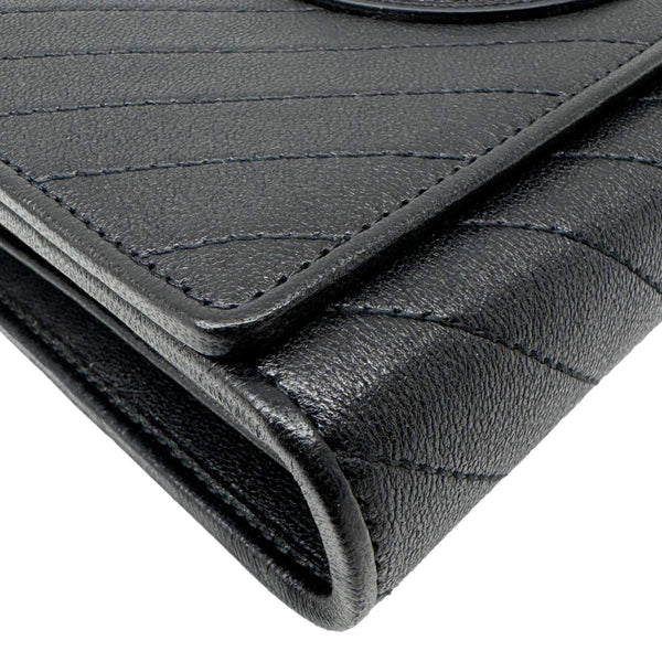 GUCCI Blondie WOC Leather Crossbody Bag Black 772213